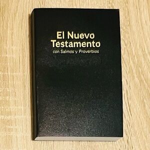 Nuevo Testamento Valera 1602 Purificada Cubierta Negra Vinilo New Testament NEW